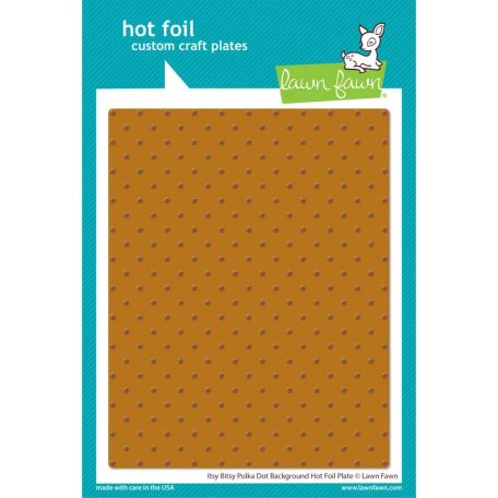 Lawn Fawn Itsy Bitsy Polka Dot Background Klisé LF3452 Hot Foil Plate (1 db)