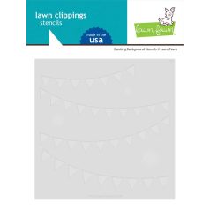   Lawn Fawn Bunting Background Stencil LF3453 Lawn Clippings Stencils (1 csomag)