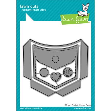 Lawn Fawn Money Pocket Vágósablon LF3441 Lawn Cuts (1 csomag)