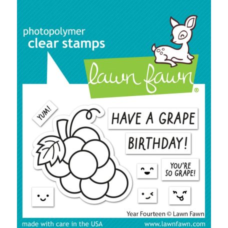 Lawn Fawn Year Fourteen Szilikonbélyegző LF3425 Clear Stamps (1 csomag)