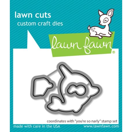 Lawn Fawn You're So Narly Vágósablon LF3298 Lawn Cuts (1 csomag)