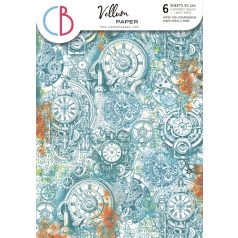   Ciao Bella Coral Reef Vellum papírkészlet A4 Vellum Paper Patterns (6 ív)