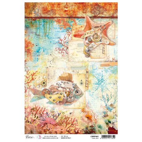 Ciao Bella Coral Reef Rizspapír A4 coral reef Rice Paper (1 ív)