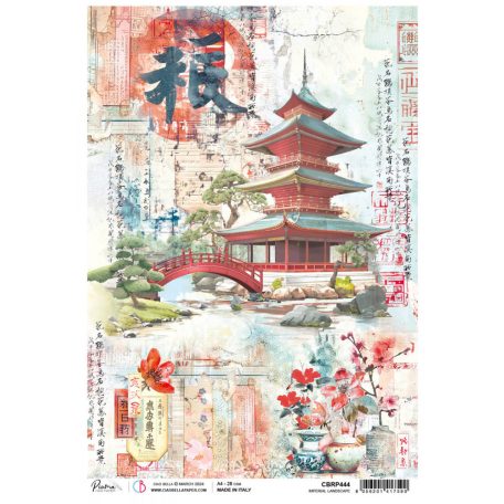 Ciao Bella Land of the Rising Sun Rizspapír A4 imperial landscape Rice Paper (1 ív)