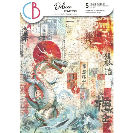 Ciao Bella Land of the Rising Sun Papírkészlet A4 Deluxe Paper Pearl (5 ív)