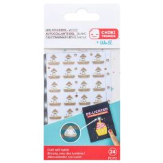   We R Makers LED készlet Chibitronics LED Circuit Stickers White Bulk Pack (24 db)