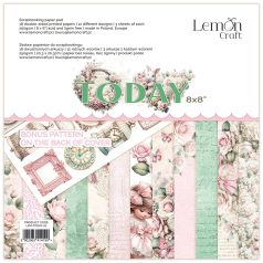   LemonCraft Scrapbook papírkészlet 8" (20 cm) - Today - Scrapbooking Paper Pad (1 csomag)