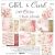 Craft O'Clock Scrapbook papírkészlet 12" (30 cm) Girl & Curl Paper Collection Set (6 ív)