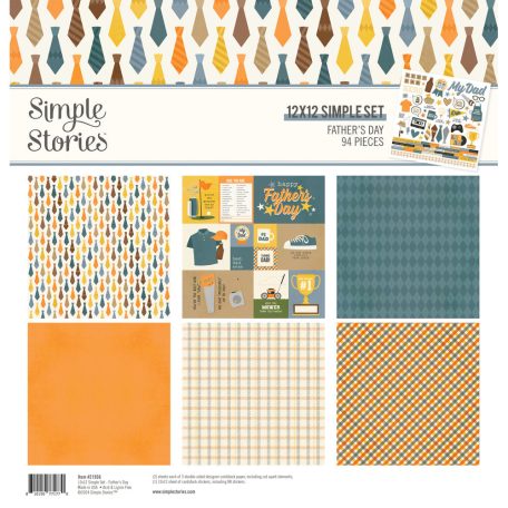 Simple Stories Father's Day Scrapbook papírkészlet Collection Kit 12" (30 cm) 1 csomag