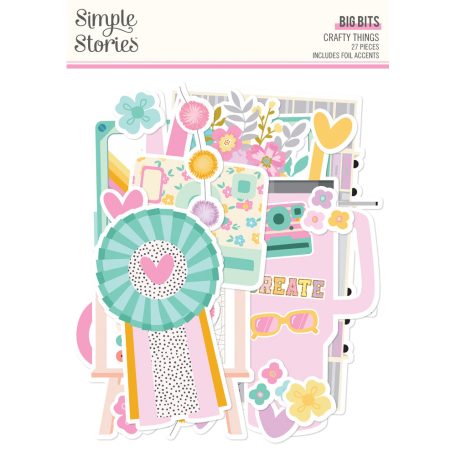 Simple Stories Crafty Things Kivágatok Big Bits & Pieces 1 csomag