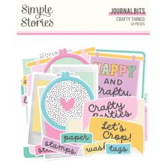   Simple Stories Crafty Things Kivágatok Journal Bits & Pieces 1 csomag