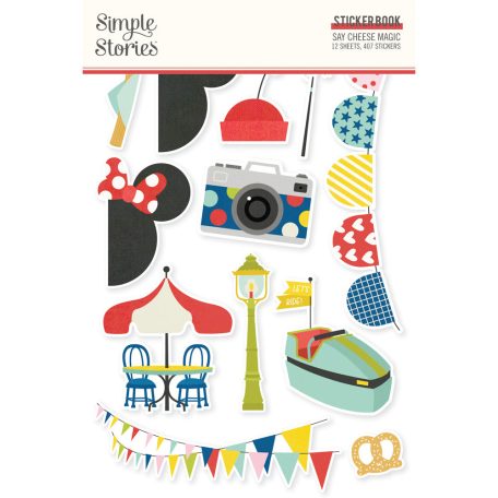 Simple Stories Say Cheese Magic Matrica Sticker Book 12 ív