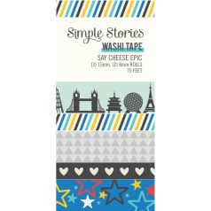   Simple Stories Say Cheese Epic Dekorációs ragasztószalag Washi Tape 5 db