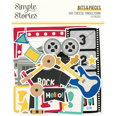 Simple Stories Say Cheese Tinseltown Kivágatok Bits & Pieces 1 csomag