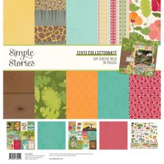   Simple Stories Say Cheese Wild Scrapbook papírkészlet Collection Kit 12" (30 cm) 1 csomag