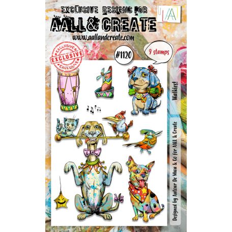 AALL & CREATE Szilikonbélyegző A6 - Walkies! - Stamp Set (1 db)