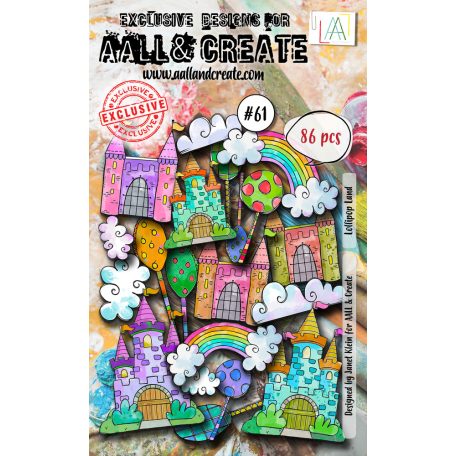 AALL & CREATE Kivágatok - Lollipop Land - Ephemera Die-Cuts (1 csomag)