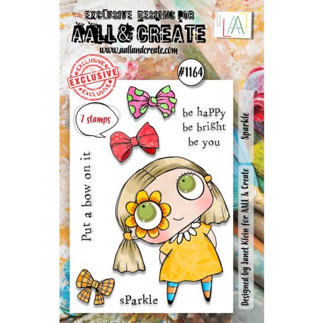 AALL & CREATE Szilikonbélyegző A7 - Sparkle - Stamp Set (1 db)