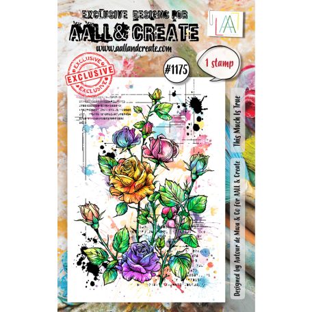 AALL & CREATE Szilikonbélyegző A7 - This Much Is True - Stamp Set (1 db)