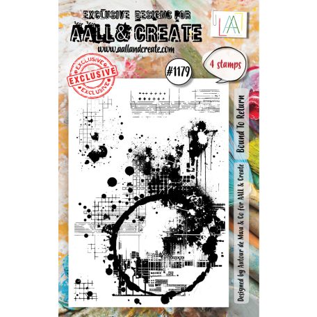 AALL & CREATE Szilikonbélyegző A7 - Bound To Return - Stamp Set (1 db)