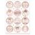 Stamperia Best Sellers Rizspapír A4 Baby girl rounds Rice Paper (1 ív)