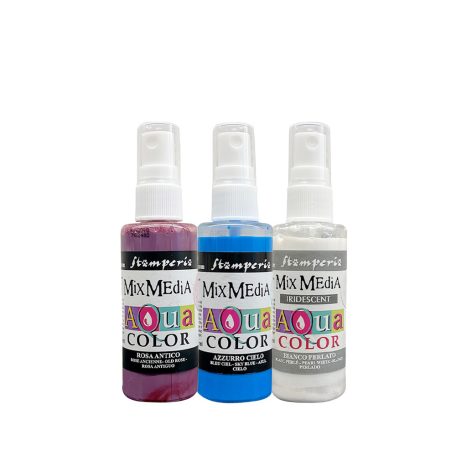 Stamperia Lavender Festék spray Aquacolor Paint Kit (3 db)