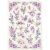 Stamperia Lavender Rizspapír A4 Flower pattern Rice Paper (1 ív)