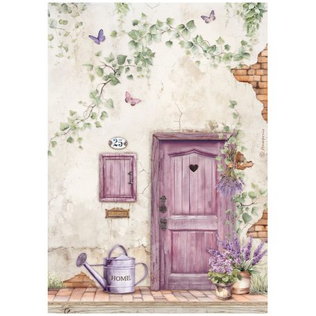 Stamperia Lavender Rizspapír A4 Door Rice Paper (1 ív)