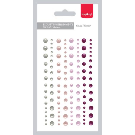 ScrapBerry's Pearl sticker Öntapadós félgyöngy Set 04 1 csomag