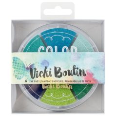   American Crafts Cool Tintapárna készlet  Vicki Boutin Mixed Media Ink Pads (1 csomag)