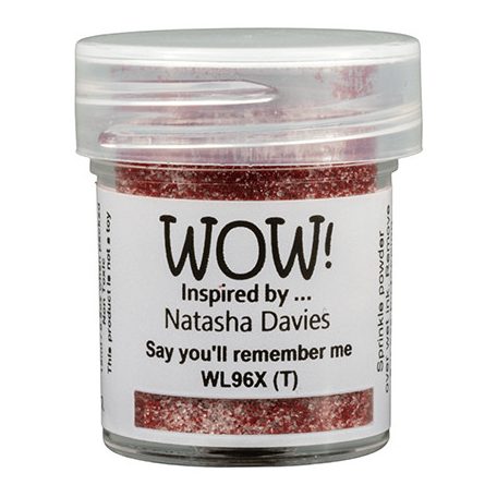 WOW! Domborítópor 15ml Say you'll remember me Embossing Powder (1 db)