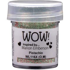 WOW! Domborítópor 15ml Pistachio Embossing Powder (1 db)