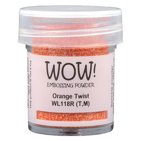 WOW! Domborítópor 15ml Orange Twist Embossing Powder (1 db)