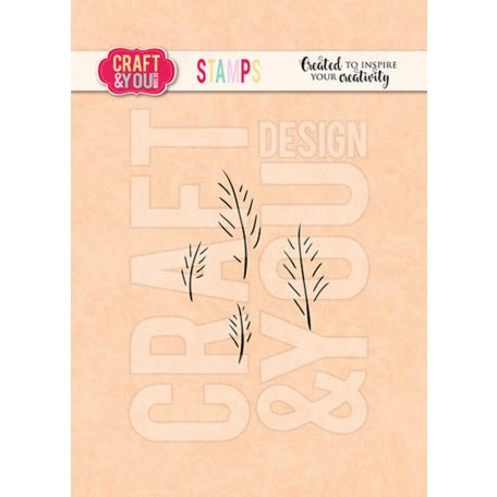 Craft & You Szilikonbélyegző Leaves Veins Clear Stamps (1 db)