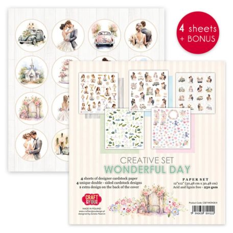 Craft & You Scrapbook kreatív készlet 12" (30 cm) Wonderful Day Creative Set (1 csomag)