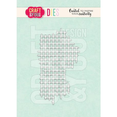 Craft & You Vágósablon Checkered Backround Cutting Dies (1 csomag)