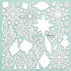   Mintay Papers Chipboard 12" (30 cm) - Decor - Ornaments 3 - Chippies (1 ív)