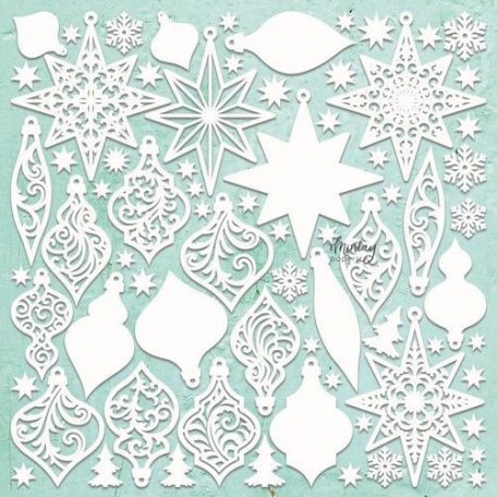 Mintay Papers Chipboard 12" (30 cm) - Decor - Ornaments 3 - Chippies (1 ív)