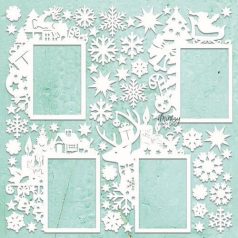   Mintay Papers Chipboard 12" (30 cm) - Decor - Christmas Frames - Chippies (1 ív)