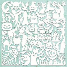   Mintay Papers Chipboard 12" (30 cm) - Decor - Halloween Mix - Chippies (1 ív)