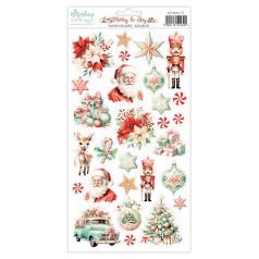   Mintay Papers Merry & Joy Matrica Paper Stickers Elements  1 csomag