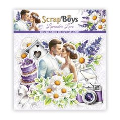 ScrapBoys Lavender Love Kivágatok Ephemera 1 csomag