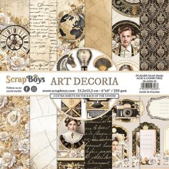   ScrapBoys Art Decoria Scrapbook papírkészlet Paper Pad 6" (15 cm) 24 lap