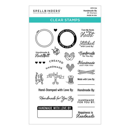 Spellbinders Szilikonbélyegző Handmade By Clear Stamps (1 csomag)