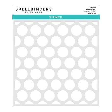 Spellbinders Stencil 6" (15 cm)  On the Dots (1 db)