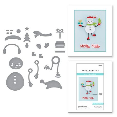 Spellbinders Vágósablon Dancin' Snowman Cutting Dies (1 csomag)