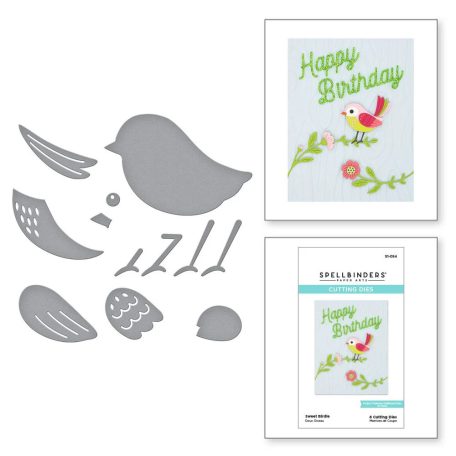 Spellbinders Vágósablon Sweet Birdie Cutting Dies (1 csomag)