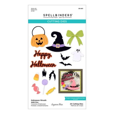 Spellbinders Vágósablon Halloween Wreath Add-Ons Cutting Dies (1 csomag)