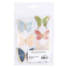   Spellbinders Serenade of Autumn 3D Pillangó matrica Butterflies Stickers (7 db)