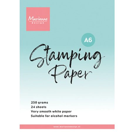 Marianne Design Stamping Paper Papírtömb bélyegzéshez  A6 24 ív